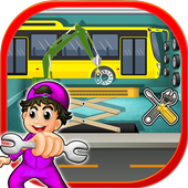 Bus Builder Mechanic Garage icon