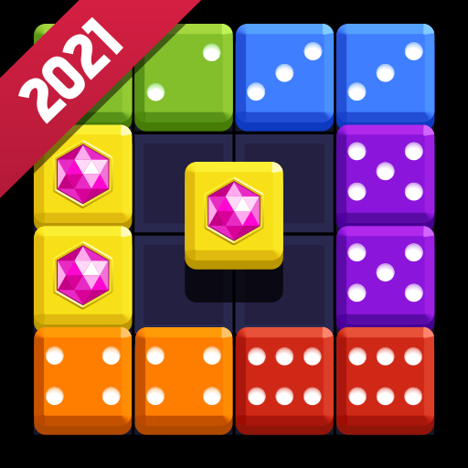 병합 블록색칠하기주사위 icon