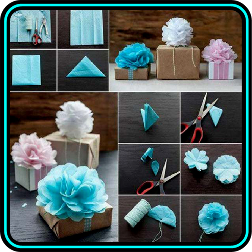 DIY Paper Flower Quilling Making Home Craft Ideas icon