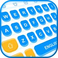 Simple Blue Keyboard on 9Apps