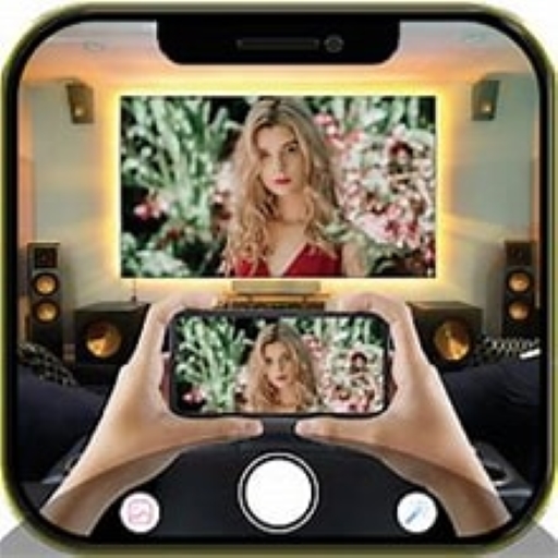 Flashlight projector mobile icon