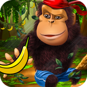 Jungle Banana Gorilla 3D Funky Run: Crazy 3D Run icon