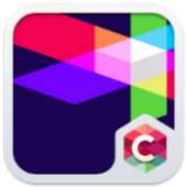 Geometric Blue Theme on 9Apps