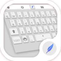 White Keyboard Theme