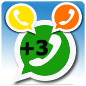 عمل أكثر من رقمين في واتس اب أيقونة