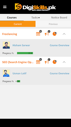 DigiSkills LMS screenshot 2