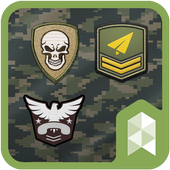 Military Patches Multi theme icon