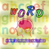 WORD scramble challenge icon