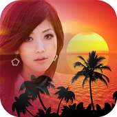 Sunset Photo Frames Editor