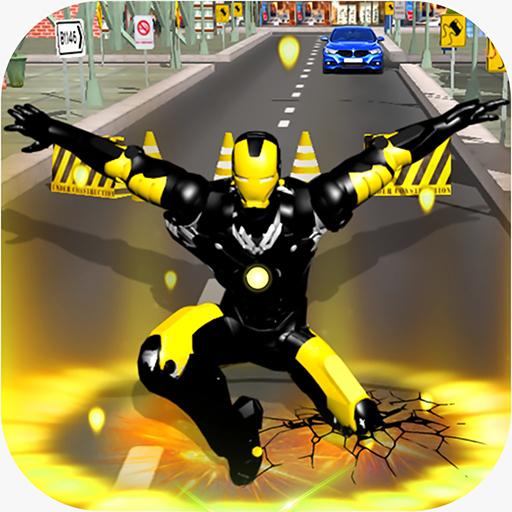 Flying Rope Superhero Rescue Games icon