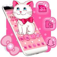 Pink Kitty Cute Theme