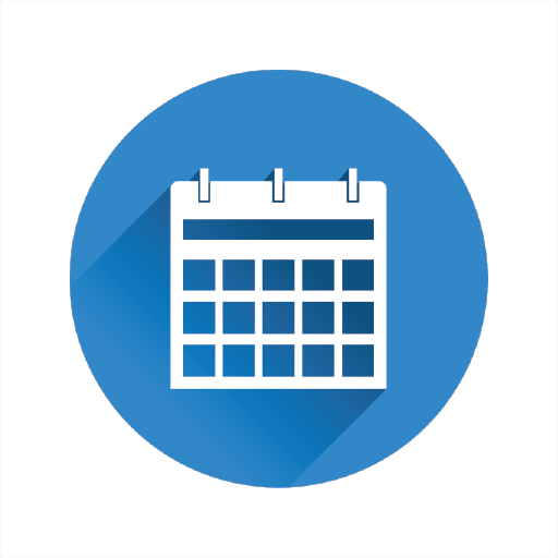 Calendars 2023 with holidays icon