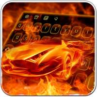 Cool Flame Car Keyboard