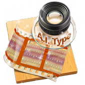 Pinkish sunset AiType Theme icon