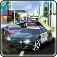 Police Gangster Chase - Car Theft Escape Parking