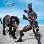 Multi Panther Hero Crime City Battle