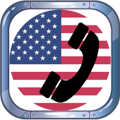 رقم أمريكي وهمي مجانا Prank أيقونة