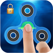 Fidget Spinner Fingerprint lock prank icon