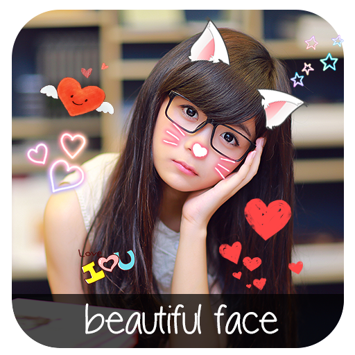Cat Face - photo frame أيقونة