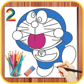 How To Drawing Doraemon icon