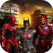 Grand City Simulation Flying SuperHero icon