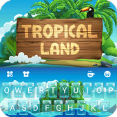 Tropical Lands New Keyboard Theme иконка