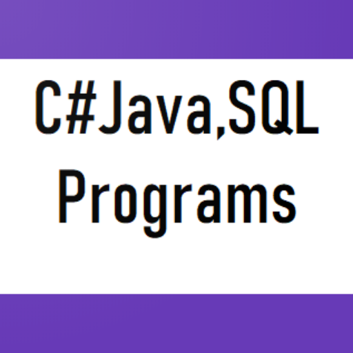 Learn C#,Java,SQL Programs and Tutorial icon