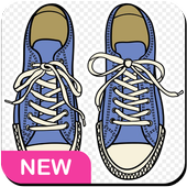 How to draw shoe designs icon
