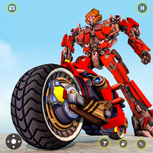 Bike Robot Car Game: Police Robot Transform Games icon