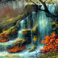 Nature Waterfall Magic LWP