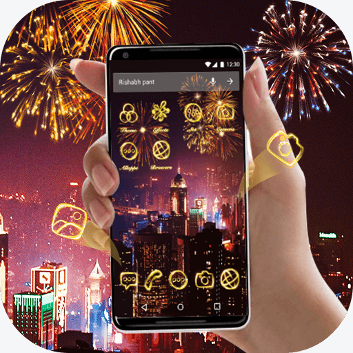 Colorful Fireworks Emoji Theme icon