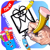 learn how to draw simple drawing icon