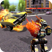 World Futuristic Robot Transform - Car Battle 2019 icon