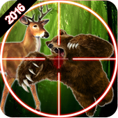 Hunting jungle Animals 2017 icon