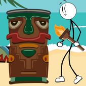 Stickman Escaping the Island icon