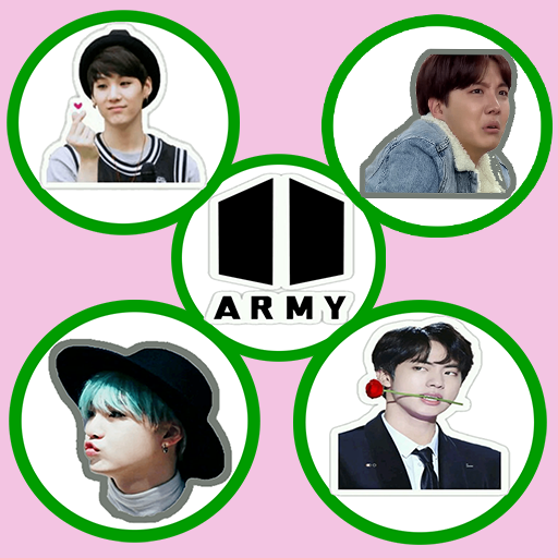 BTS K-pop Stickers For WhatsApp-WAstickerApps icon