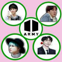 BTS K-pop Stickers For WhatsApp-WAstickerApps on 9Apps