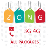 Zong Sim 3g/4g,Wingle,Sms and Call Packages icon