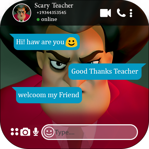 fake call Video From Scary Teacher Simulator Prank icon