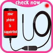spy cam app endoscope USB camera hidden cam check icon