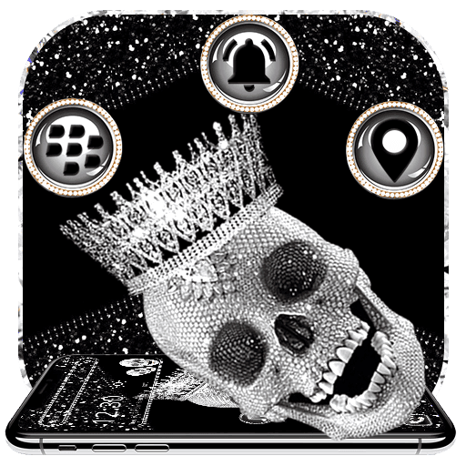 Diamond Skull Launcher Theme💎 icon