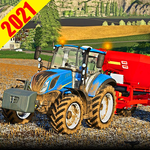 Real Farm Simulator Tractor Machine 3d icon