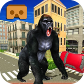 VR Angry Gorilla Rampage 3D :Google Cardboard Game icon