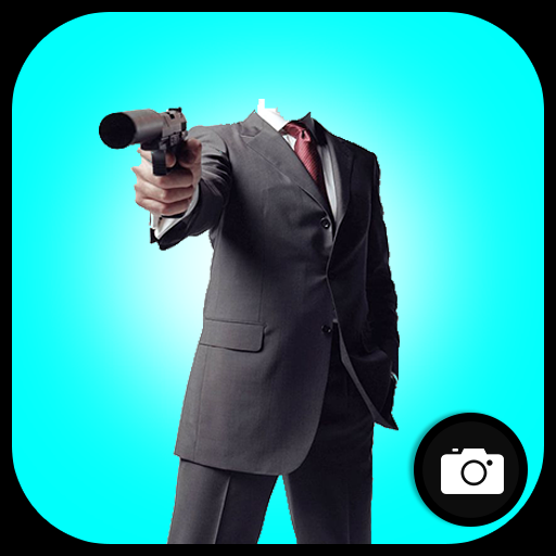 Gun Man Photo Montage icon