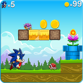 Adventure Super Speed Sonik Runner Temple Games icon