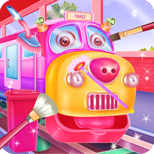 العاب تنظيف القطار السريع icon