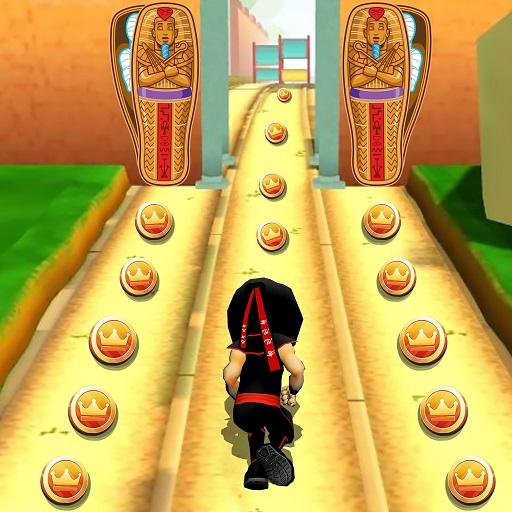 Subway Ninja Endless Run : Surfer in the road icon