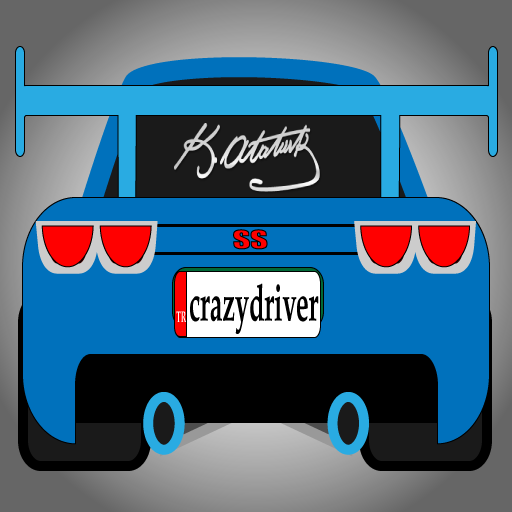 crazy driver icon