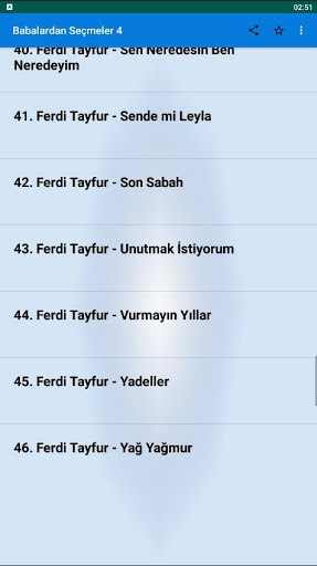 ARABESK-BABALARDAN SEÇMELER-4-İNTERNETSİZ DİNLE screenshot 5