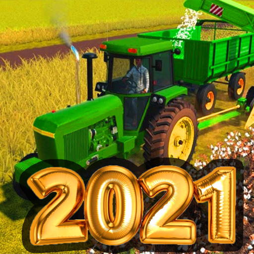 Village Tractor Drive 2021-Farm Offroad Sim Games icon